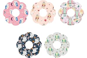 25pcs Adhesive Patches Compatible with Libre 2, Waterproof CGM Sensor Covers with Hole Breathable Cute Cartoon Owl Animal Non