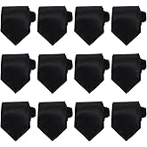 mekueeex 16 Pcs Men's Tie Bulk Groomsman 3'' Formal Necktie for Wedding Business
