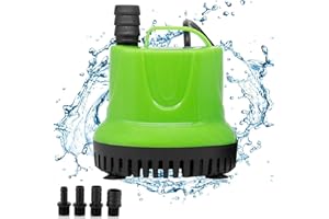 Aveal 850GPH 60W Submersible Water Pump, Anti-Drying Fountain, Ultra Quiet for Pond, Outdoor Fountain, Aquarium, Fish Tank Wi