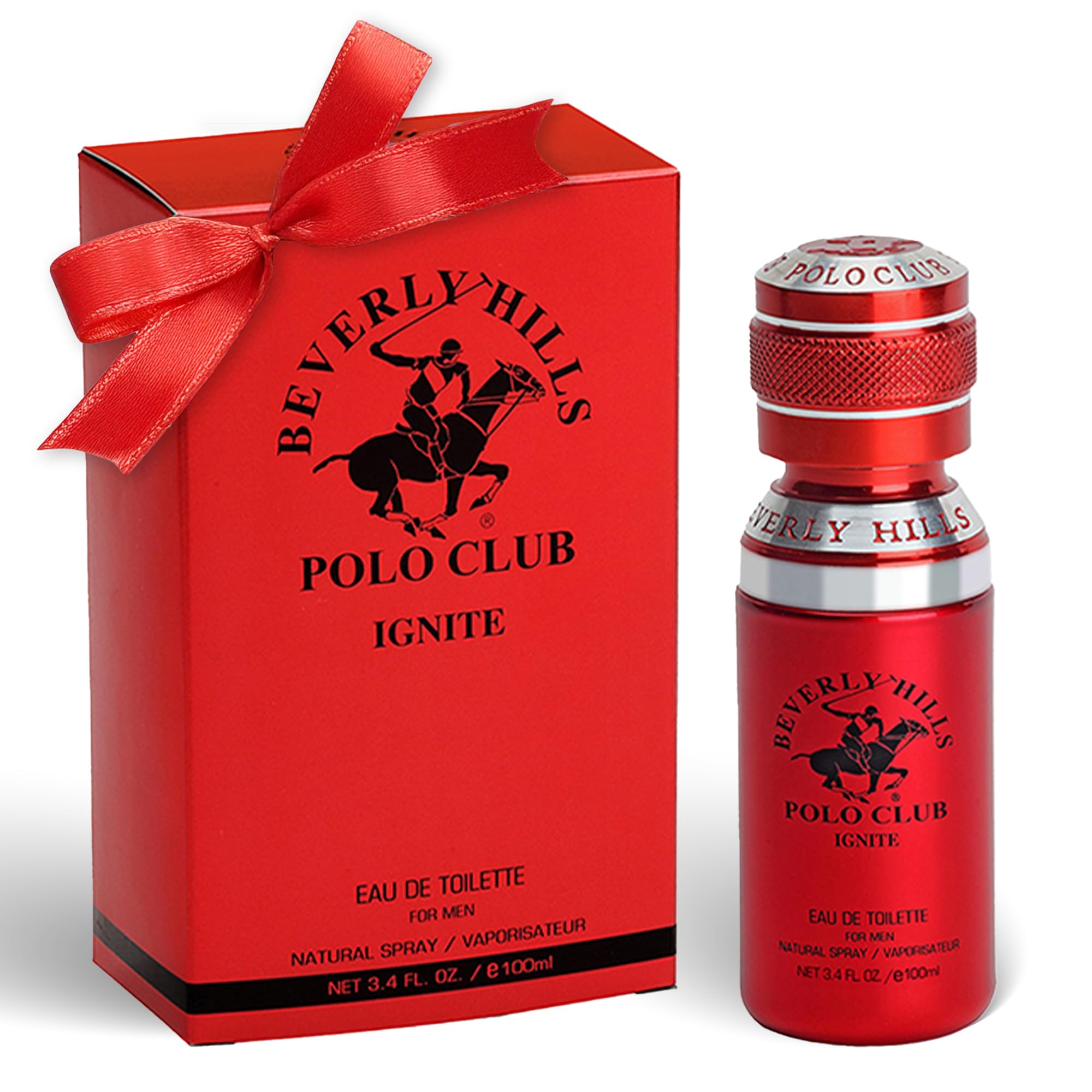 Beverly Hills Polo Club IGNITE Cologne for Men with Notes of
