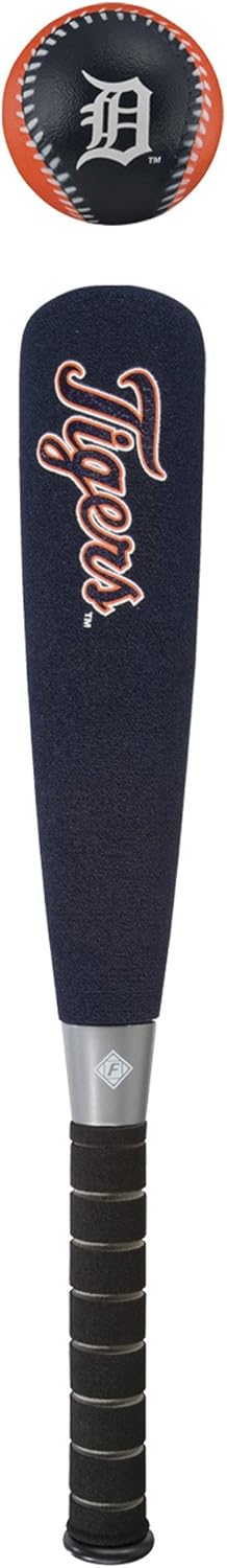 MLB Detroit Tigers Team Jumbo Foam Bat and Ball Set, 21-Inch, Blue : Sports & Outdoors