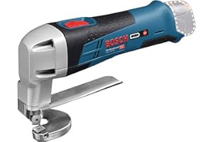 Bosch Professional GSC 12V-13 Cordless Metal Shear , Cuts through metal 4 times faster – with zero effort (Without Battery an