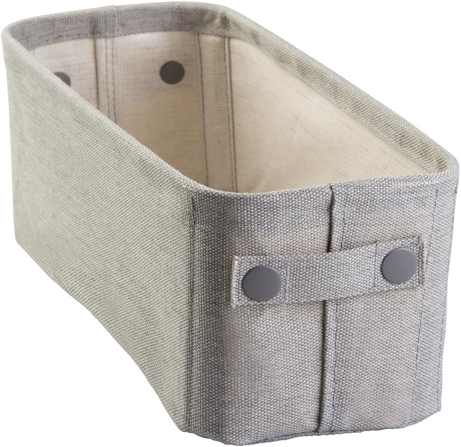 iDesign Wren Bath Storage Bin Toilet Tank Basket, Light Gray Amazon