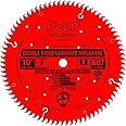 Freud Double Sided Laminate/Melamine Saw Blade with Tico Hi-Density Carbide Laminate Blend for Maximum Performance - 10" Diameter, 80 Teeth, TCG Grind - LU97R010