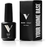 V Beauty Pure Gel Base Coat, Base Gel Polish For Gel Application, 15mL | Durable Nail Gel Base Coat for Strong Adhesion &amp; Smooth Application, Works with Any Gel Nail Polish, Protects Natural Nails