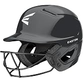 Easton Alpha 3.0 T-Ball, Softball, Baseball Batting Helmet with Face Guard | Youth &amp; adult sizes, face guard pre-attached, moisture-wicking liner, removable logo, NOCSAE certified