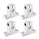 uxcell 4PCS SK8 Aluminum Linear Motion Rail