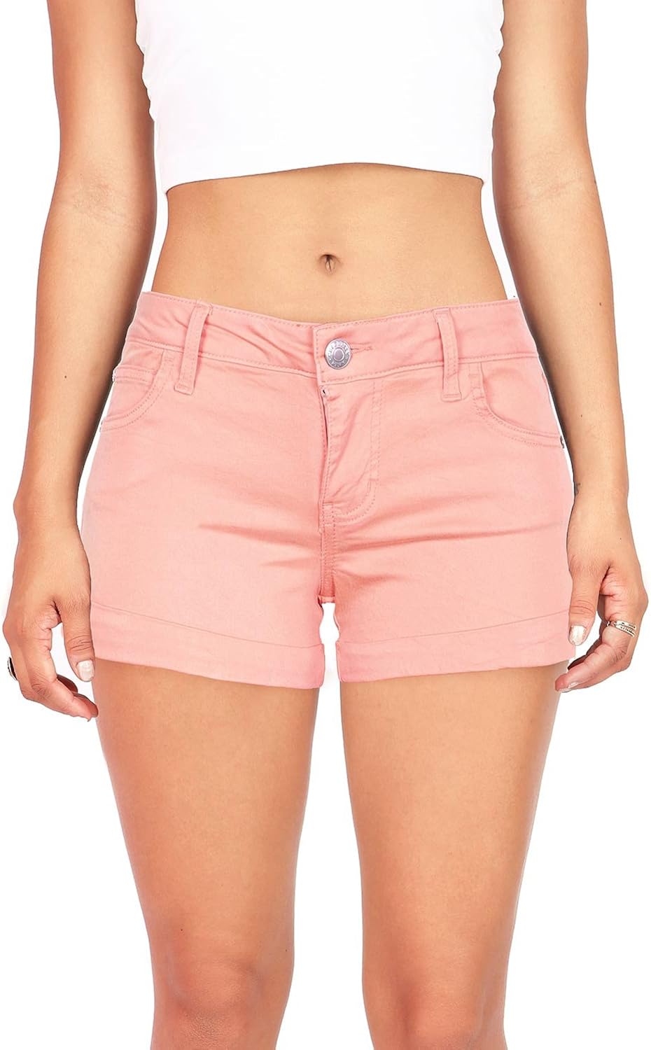celebrity pink high waisted shorts