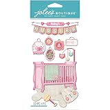 Jolee's Le Grande Dimensional Stickers - Wedding Icons - American Crafts