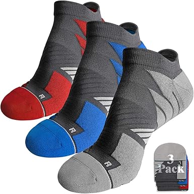 No Show Running Athletic Anti-Blister Wicking Coolmax Socks, Seamless Anti-odor