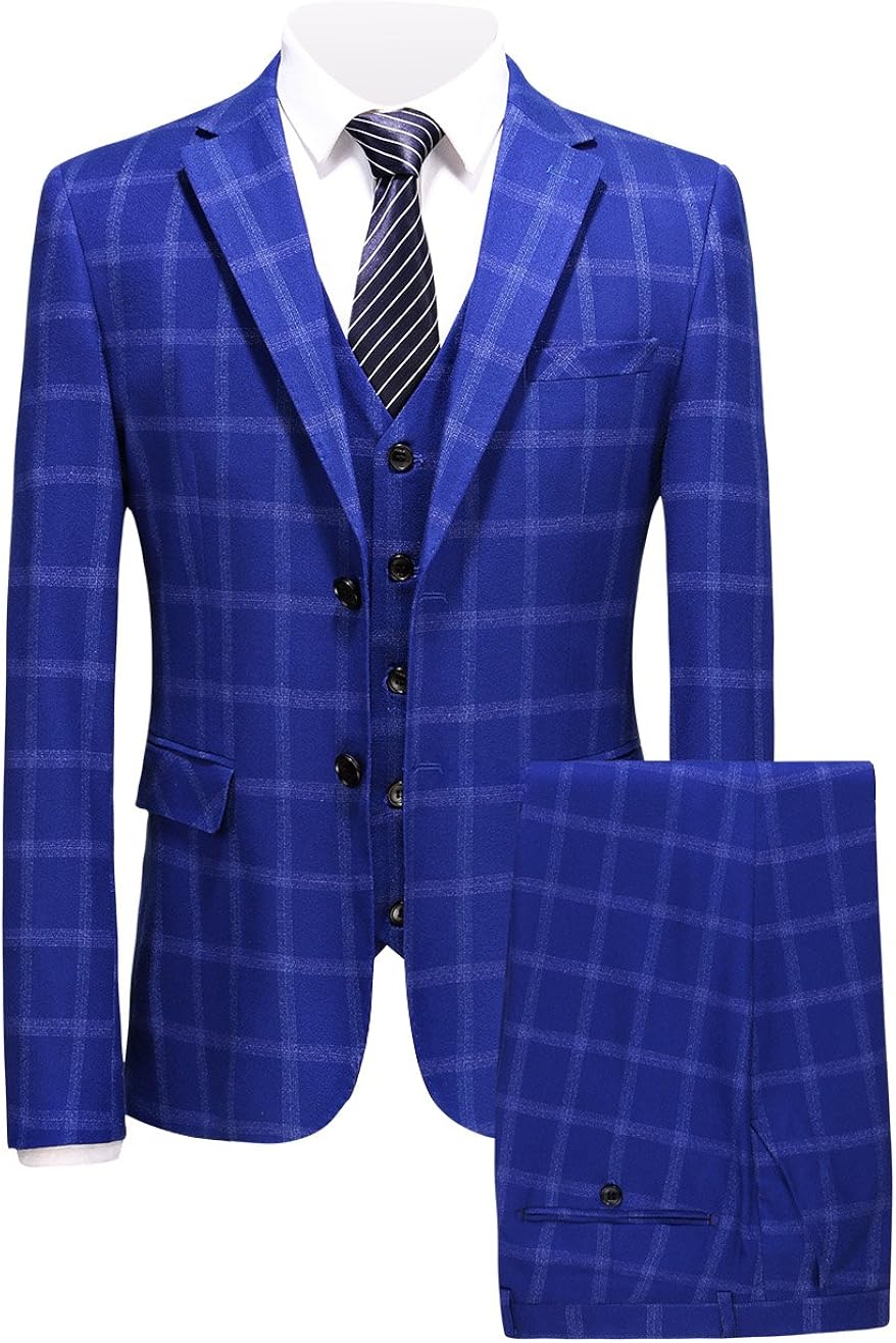 mens blue plaid pants