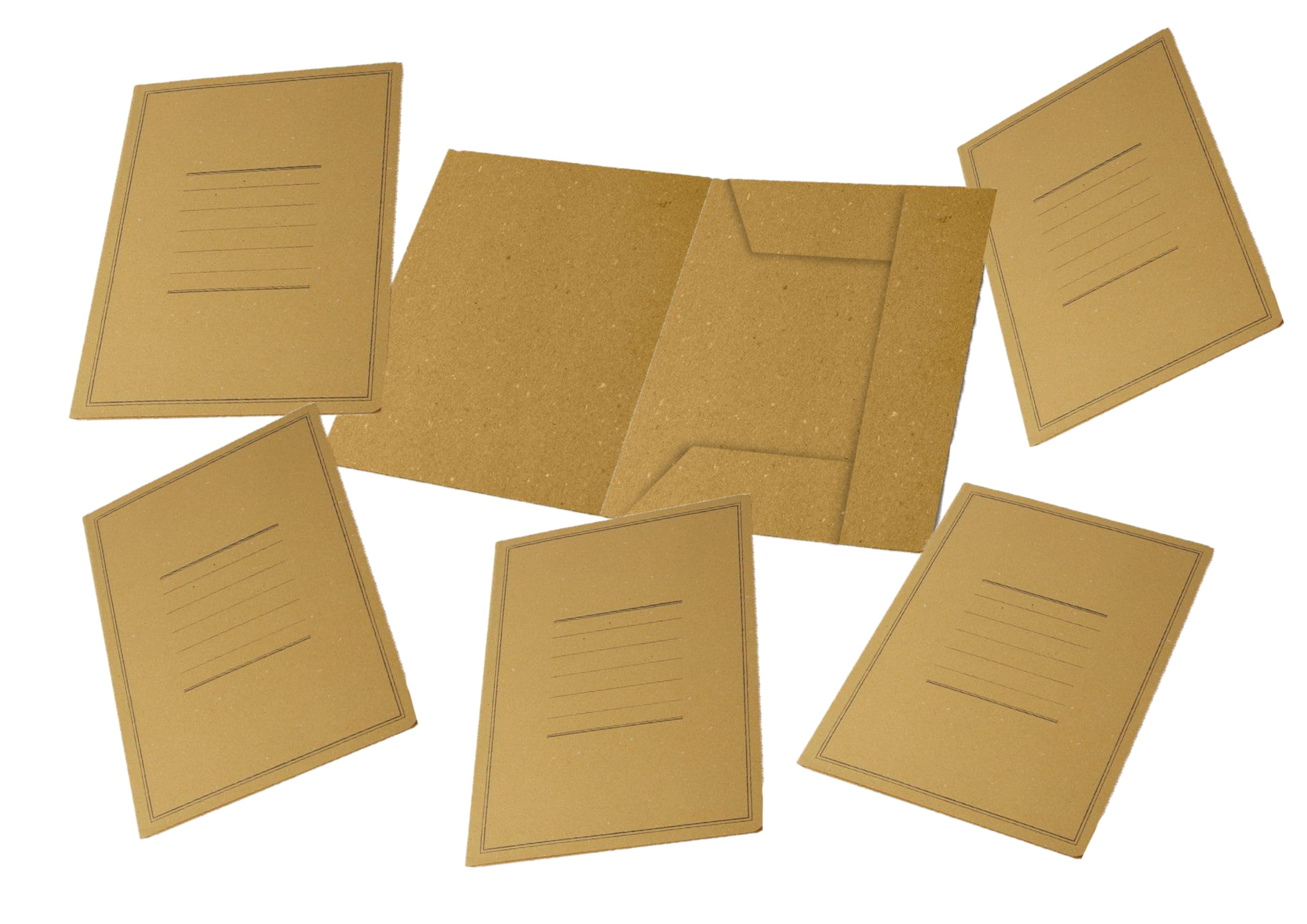 Pigna 0221801GI Eco Folder 3 Flaps with Print (180 G/M² Pack of 50