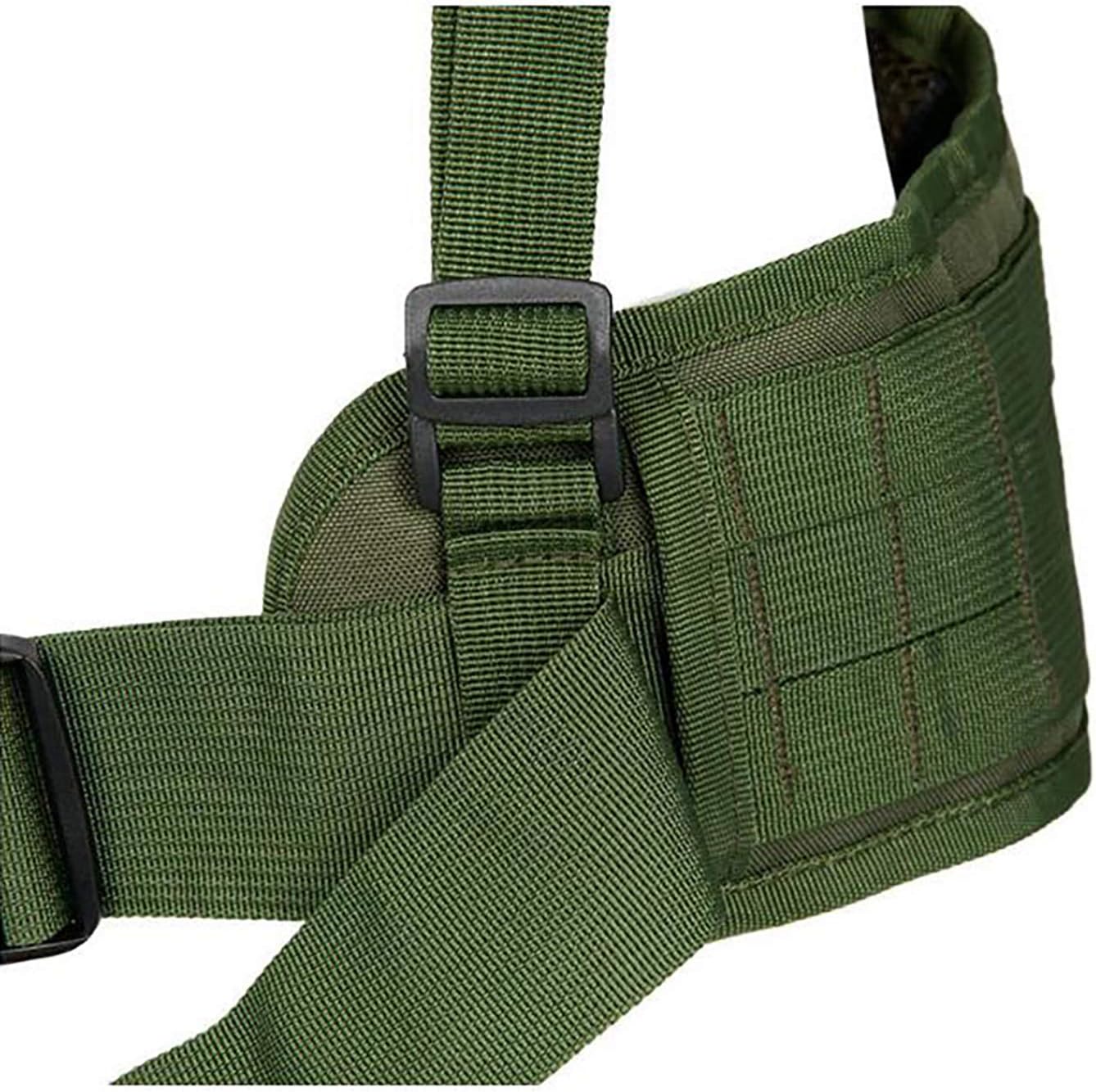 MiLuck Battle Belt Military Tactical Belts for Men Molle Heavy Duty Gun Belt for Shooting War Game Paintball Hunting Sports Outdoor Army Green : Clothing
