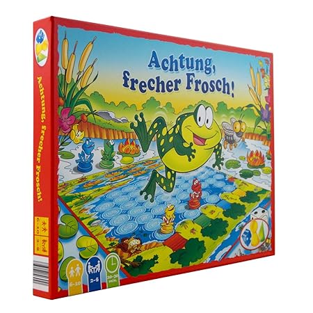 Kinder Brettspiel 'Achtung, frecher Frosch'