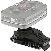 Guardian Angel Flashlight Universal Clip Mount Accessory โ Magnetic Mount with Screw-in Feature โ Steel Clip Attachment, Rubber Backing for Grip โ for Belts, Molle, Fire Helmets, Dog Collars, Hats