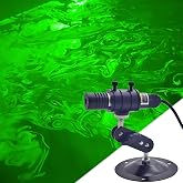 532nm Waterproof Green Generator Line Module for Halloween Scary House Laser Swamp Laser Pond Haunted House Garden Yard Decoration NOT for Alignment (Class IIIr 12V with Adapter and Mount)