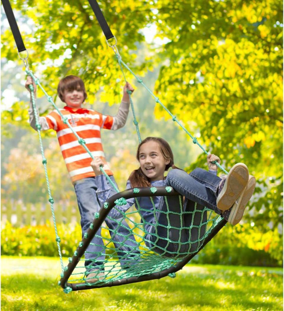 PANGAEA Tree Swing Hanging Straps Kit, Heavy Duty Holds 2200LBS Extra Long, with Safer Lock Snap Carabiners & Carry Pouch Bag (5 FT): Kitchen & Dining