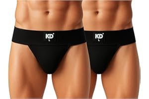 KNK Regent Men’s Cotton Gym Supporter Jockstrap | 100% Cotton | 3” Waistband | Back Covered
