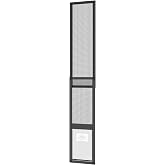 Hakuna Pets Dog &amp; Cat Door for Sliding Glass Door - Mesh Screen Insert | Dog &amp; cat door, 11.2 x 15.9 in flap for large dogs, sliding patio insert, magnetic self-close, no-drill rental, insect mesh