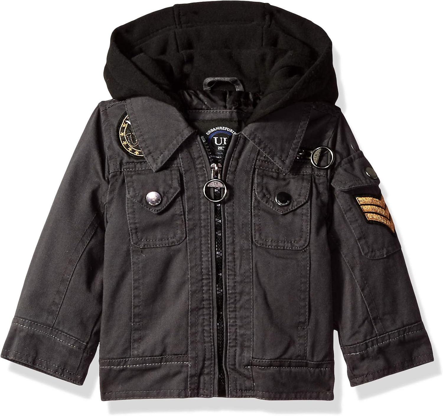 URBAN REPUBLIC babyboys Boys Cotton Twill Jacket Clothing
