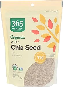 365 by Whole Foods Market, Organic White Chia Seed, 15 Ounce