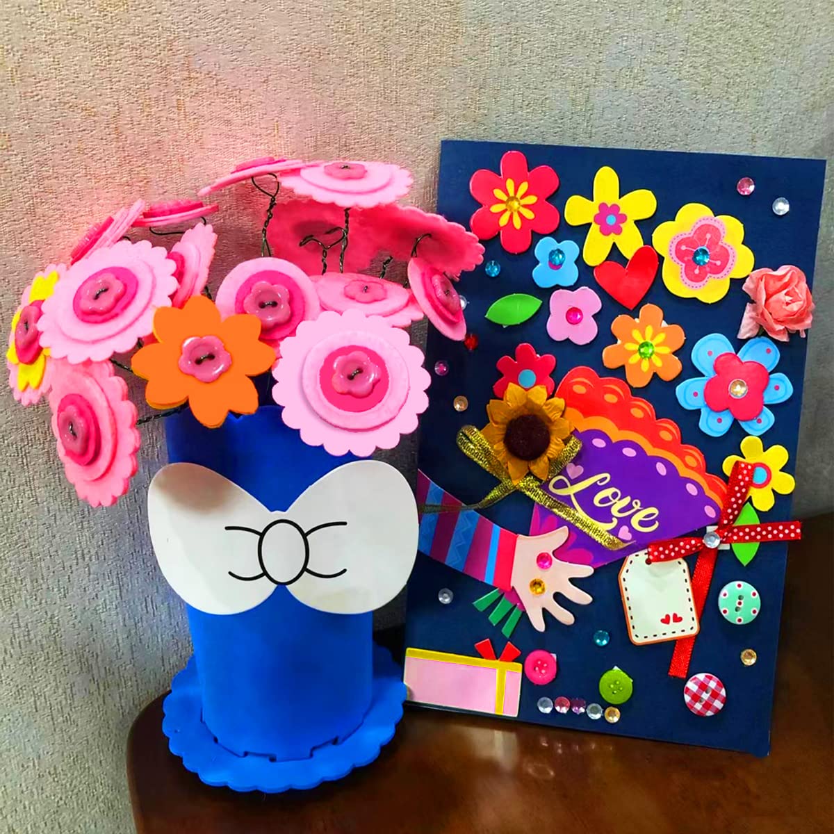 96pcs Foam Sheet Crafts 8.5X 5.5 in 12 Assorted Colors Eva Foam Paper Pieces for Kids Student Classroom Craft DIY Sewing