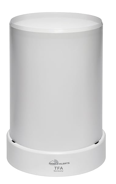 TFA Dostmann Weatherhub Funk-Regenmesser, 30.3306.02, Überwachung über das Smartphone