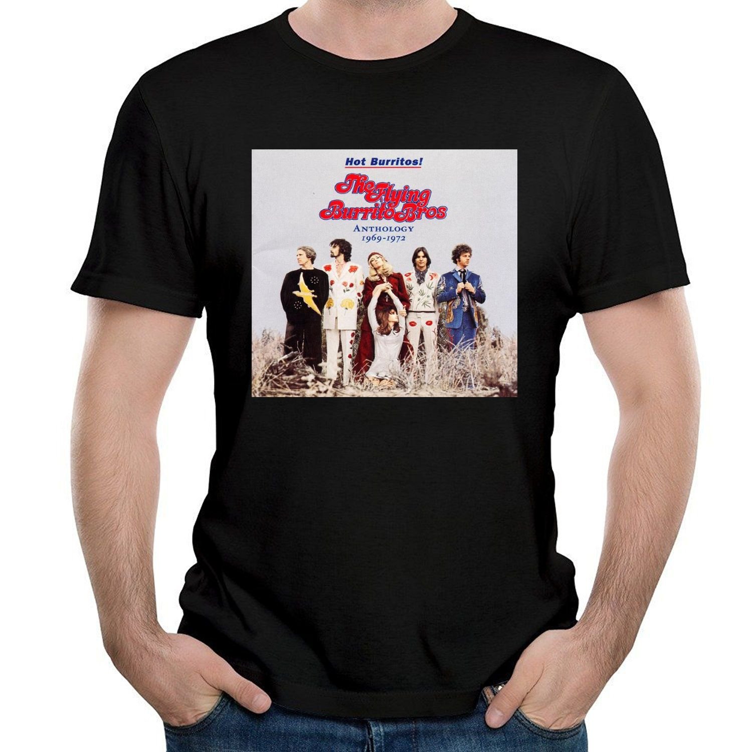 Ilonse S The Flying Burrito Brothers T Shirts Black Minaze