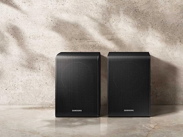 SAMSUNG SWA-9200S WIRELESS REAR SPEAKER KIT, UPGRADE SOUNDBAR SYSTEM TO TRUE SURROUND SOUND EXPERIENCE, 2022