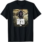 Walking Dead Daryl Dixon X T-Shirt - Men's Black Crew Neck Short Sleeve T-Shirt