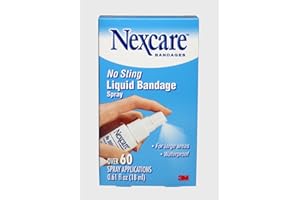 Nexcare No Sting Liquid Bandage Spray - Over 60 Applications - Lot of Two Bottles