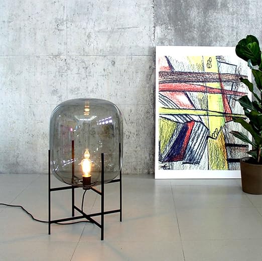 Footlights Nordic Style Glass Floor Lamp Fashion Design Glass