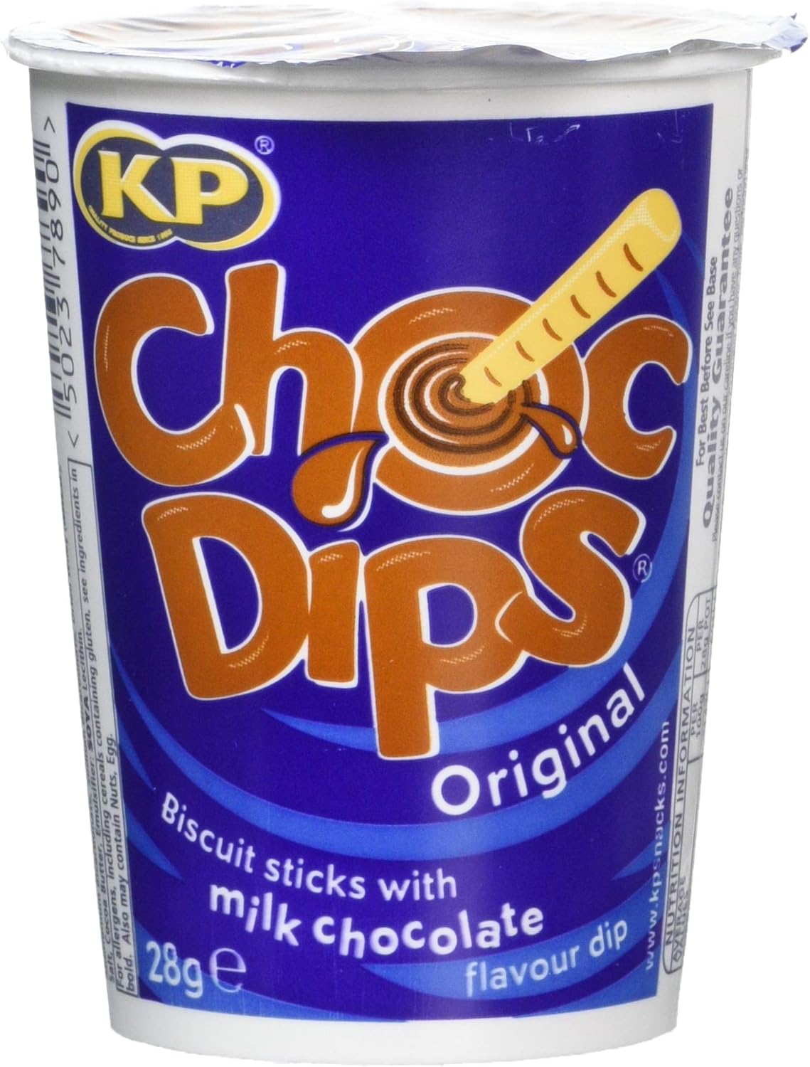 KP Choc Dips Original 28g, Case of 12 
