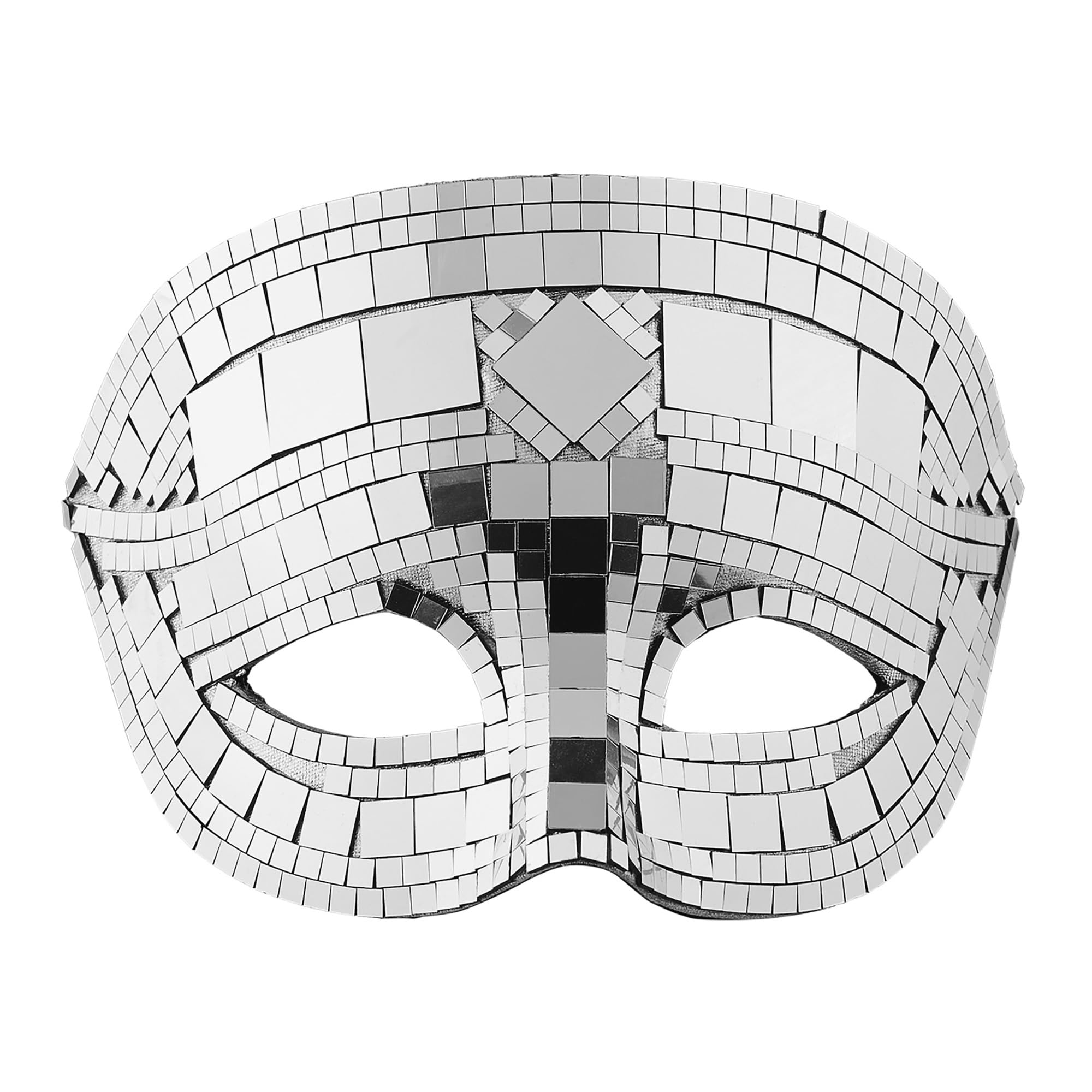 Widmann 1622 ? Unisex Ball Strobe Mask, Grey, One Size