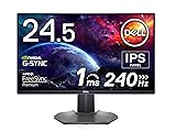 Dell 240Hz Gaming Monitor 24.5 Inch Full HD Monitor