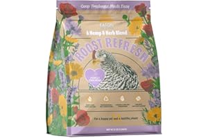 Eaton Pet and Pasture Roost Refresh, Aromatic Herb and Hemp Blend, Odor Eliminator, Coop Freshness Made Easy, 5LB