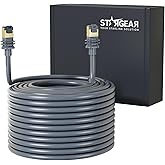 STARGEAR Starlink Cable Gen 3 15M/49FT, Starlink Gen 3 Cable for Starlink Standard V3/REV 4, 24AWG Extension Replacement Starlink Ethernet Cable Satellite Internet Kit Waterproof Outdoor