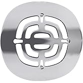 Westbrass Brass Snap-In Shower Strainer Grid, Polished Chrome, D316-26