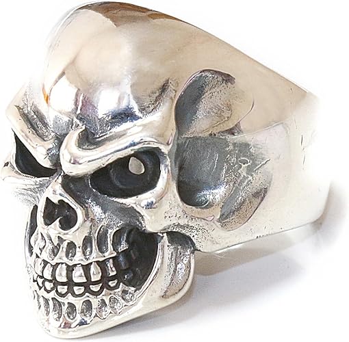 Amazon Co Jp シルバーリング リング シルバーアクセサリースカル ドクロ スカルリング 指輪 シルバー925 メンズ レディース シューズ バッグ