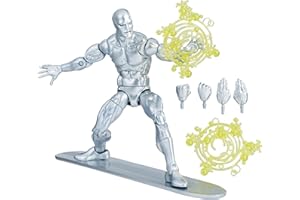 MARVEL Legends Series Silver Surfer, Comics Collectible 6-Inch Action Figure with Board Accessory