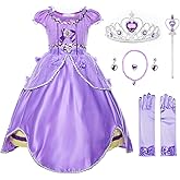 JerrisApparel Girls Princess Costume Floor Length Birthday Party Dress up