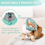 Supet Soft Cat Cone Collar Small Green Adjustable Recovery EPE for Pets view 5