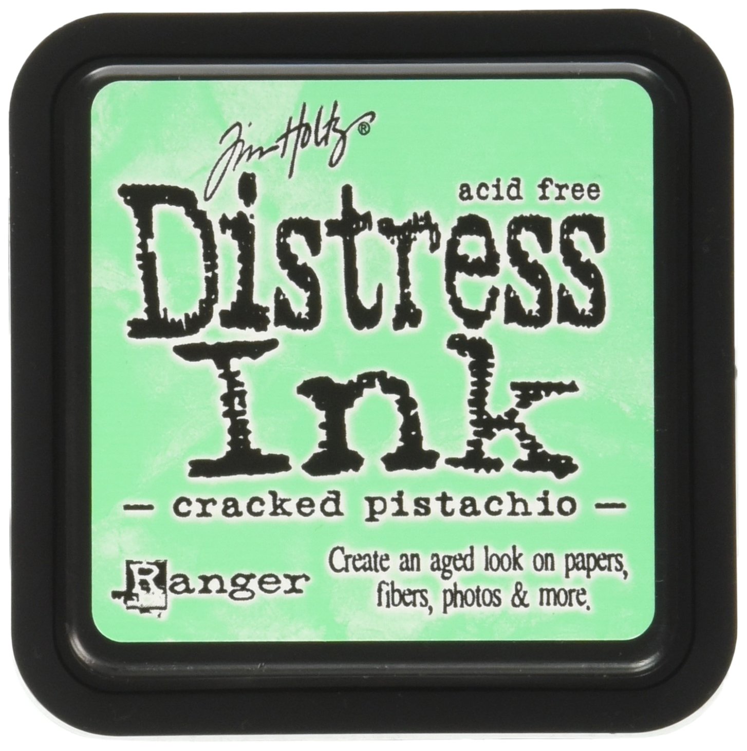 Ranger January Distress Ink Pad Cracked Pistachio, Green, By The Yard