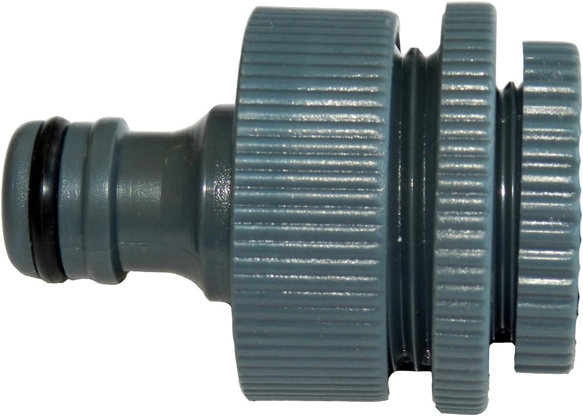 Water4all 1 inch 19 mm 12 mm 12 mm External Thread Tap Adapter for Garages, Terraces, Showers, Bathtubs, Waterbeds, Aquariums, Flower Watering etc. Suitable for Garden Adapter