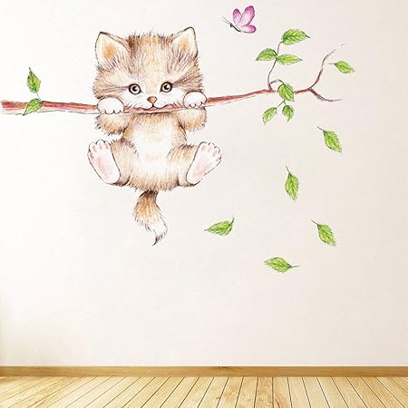 Dessin Animé Chat Brindille Maternelle Environnement Mise En