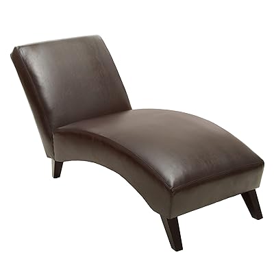 Christopher Knight Home Finlay Chaise Lounge, Brown