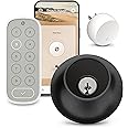 Level Lock (Wi-Fi) Smart Lock with Keypad - World's Smallest Smart Lock - Lock/Unlock from Anywhere - Level App for iOS & Android - Works with Apple Home, Alexa & Google Home (Matte Black)