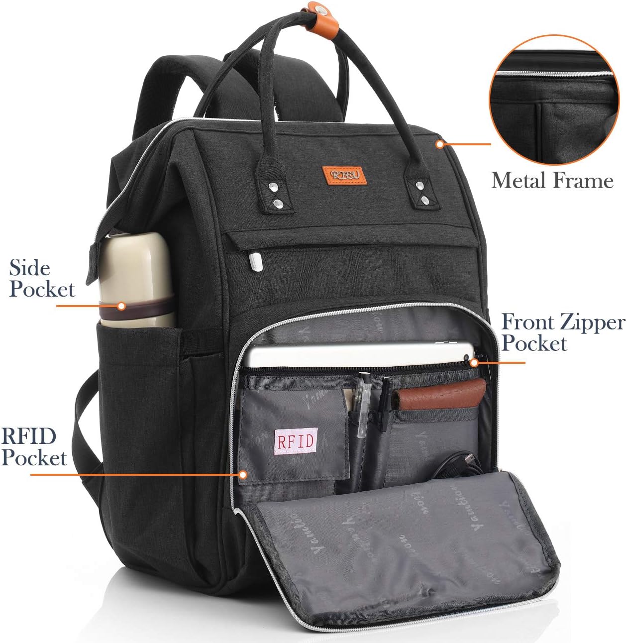 RJEU Laptop Backpack Women Work - Image 4