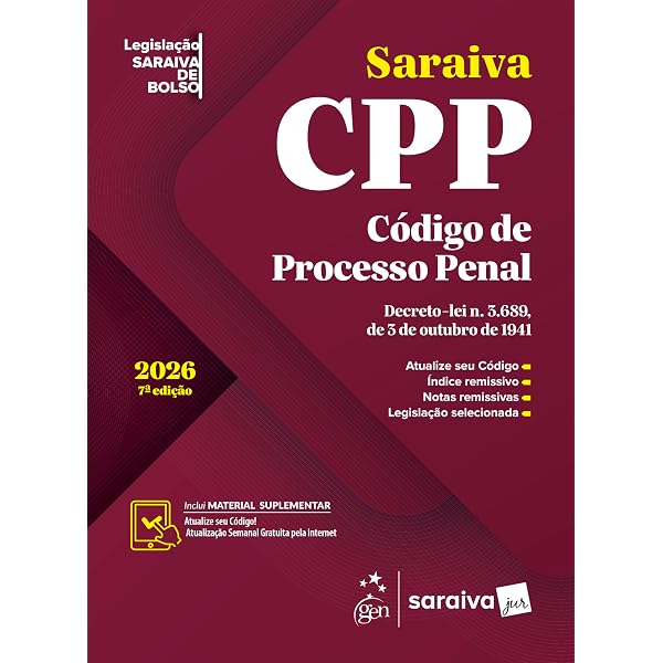 Código Penal - Legislação Saraiva de Bolso - 10ª Edição 2026