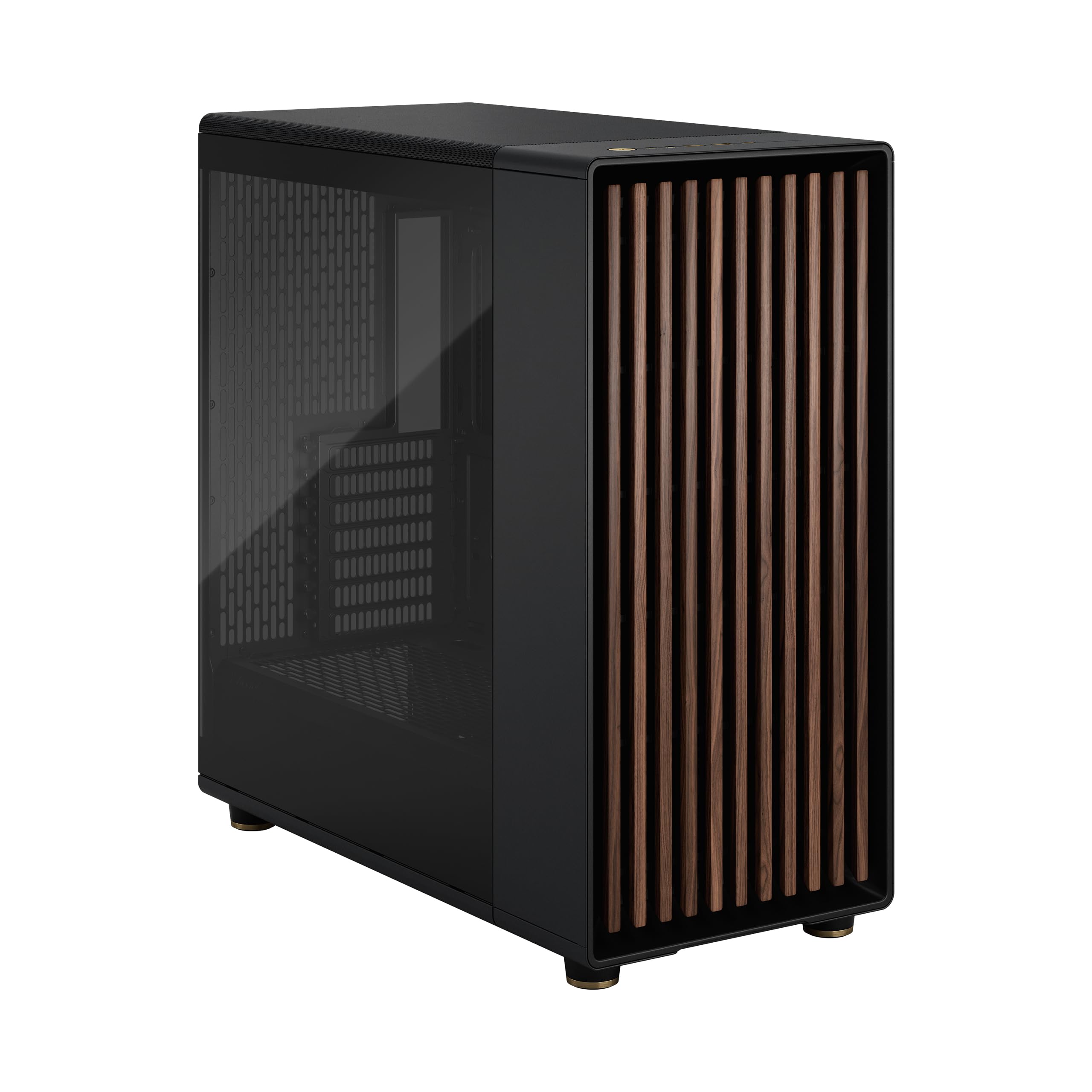 Fractal Design North Xl Charcoal Black Tg- Three 140Mm Aspect Pwm Fans Included- Type C Usb- Eatx Airflow Full Tower Pc Gaming Case - View 6